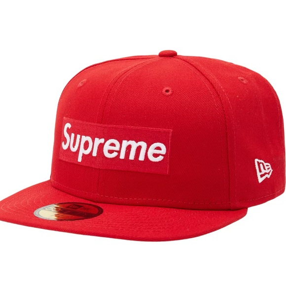 Brand New Supreme Red Champions Box Logo Hat Sz 7 5/8th - Picture 1 of 6